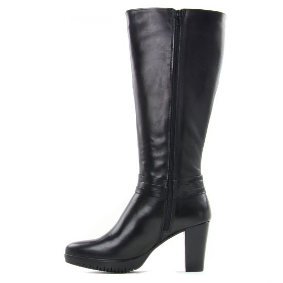 bottes noir mode femme automne hiver - Photo Produit 3