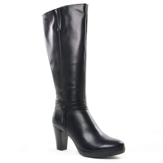 Bottes noires store femme tamaris