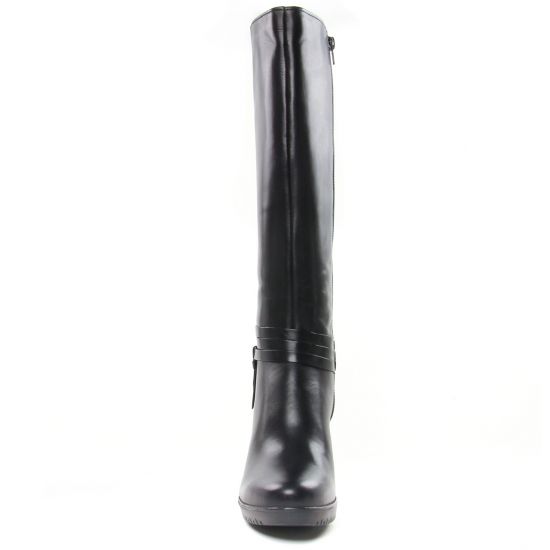bottes noir mode femme automne hiver - Photo Produit 6