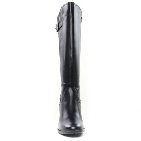 bottes noir mode femme automne hiver - Photo Produit 6
