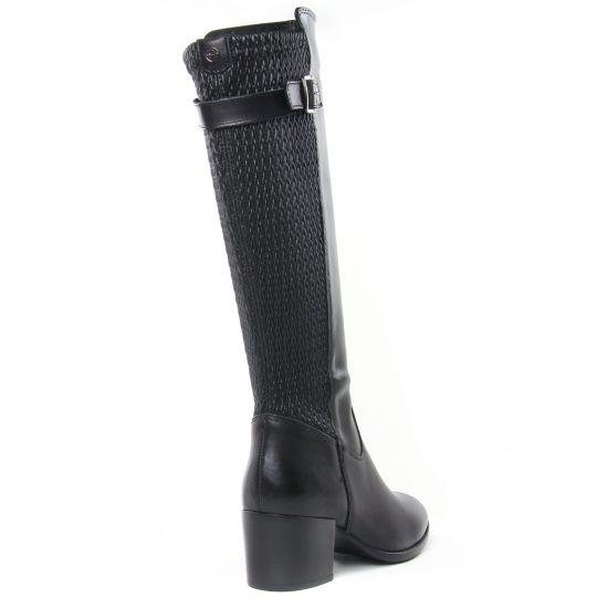 bottes noir mode femme automne hiver - Photo Produit 7