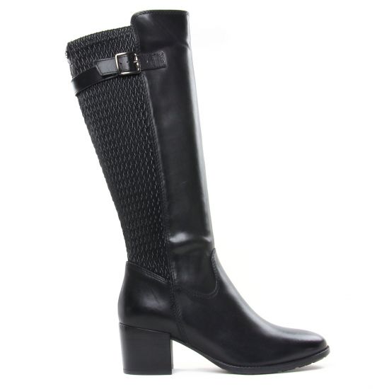 bottes noir mode femme automne hiver - Photo Produit 2