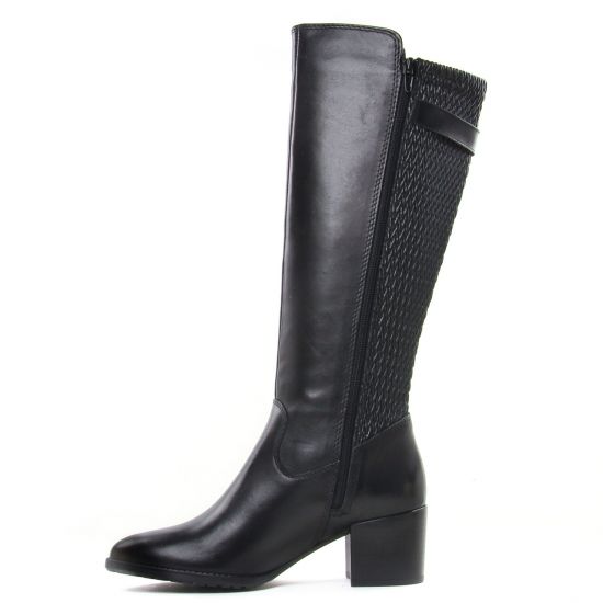 bottes noir mode femme automne hiver - Photo Produit 3
