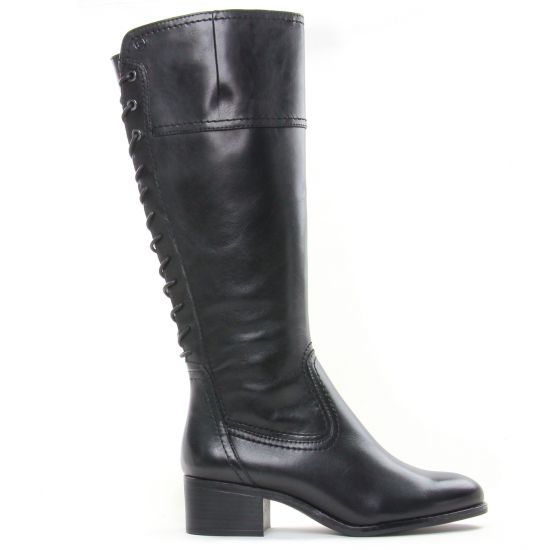 bottes noir mode femme automne hiver - Photo Produit 2