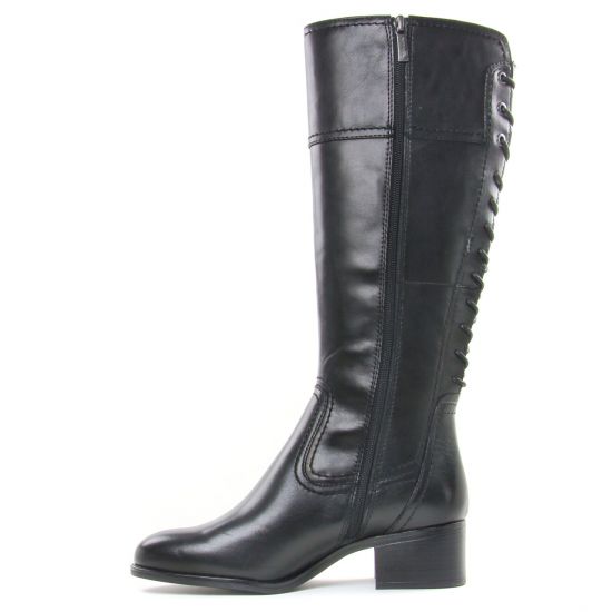 bottes noir mode femme automne hiver - Photo Produit 3