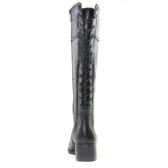 bottes noir mode femme automne hiver - Photo Produit 7
