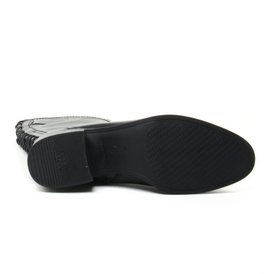 bottes noir mode femme automne hiver - Photo Produit 5