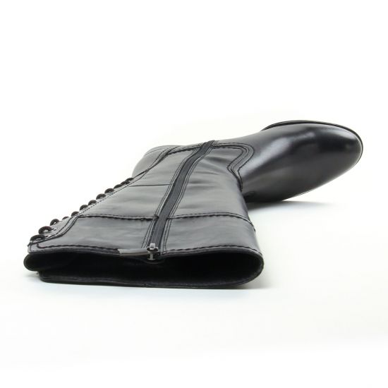 bottes noir mode femme automne hiver - Photo Produit 4