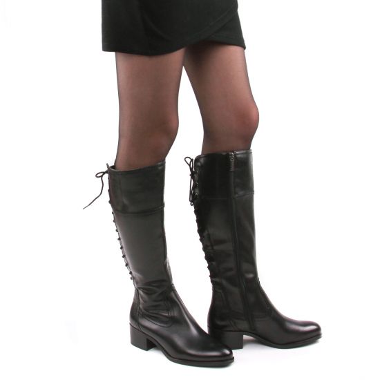 bottes noir mode femme automne hiver - Photo Produit 8