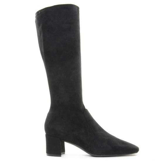 bottes stretch noir mode femme automne hiver - Photo Produit 2