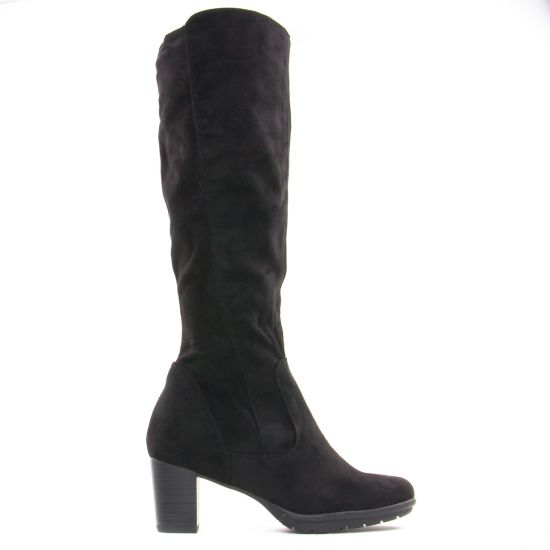 bottes stretch noir mode femme automne hiver - Photo Produit 2