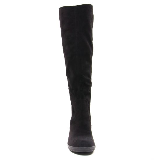 bottes stretch noir mode femme automne hiver - Photo Produit 6
