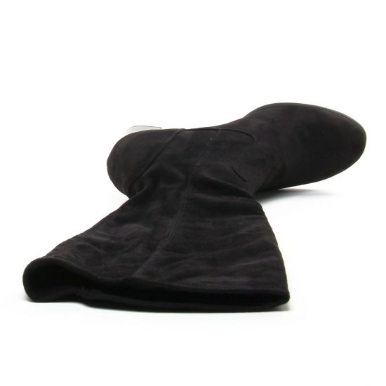 bottes stretch noir mode femme automne hiver - Photo Produit 4
