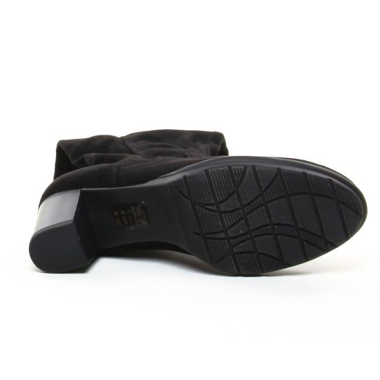 bottes stretch noir mode femme automne hiver - Photo Produit 5