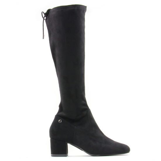 bottes stretch noir mode femme automne hiver - Photo Produit 2