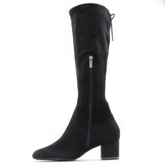 bottes stretch noir mode femme automne hiver - Photo Produit 3