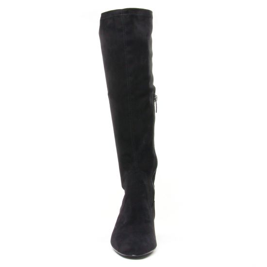 bottes stretch noir mode femme automne hiver - Photo Produit 6