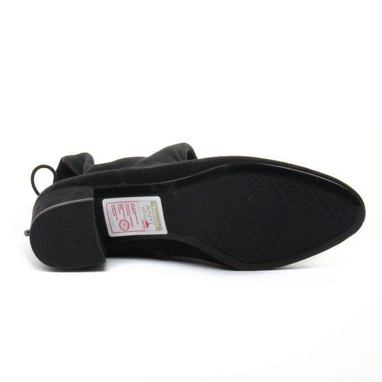 bottes stretch noir mode femme automne hiver - Photo Produit 5