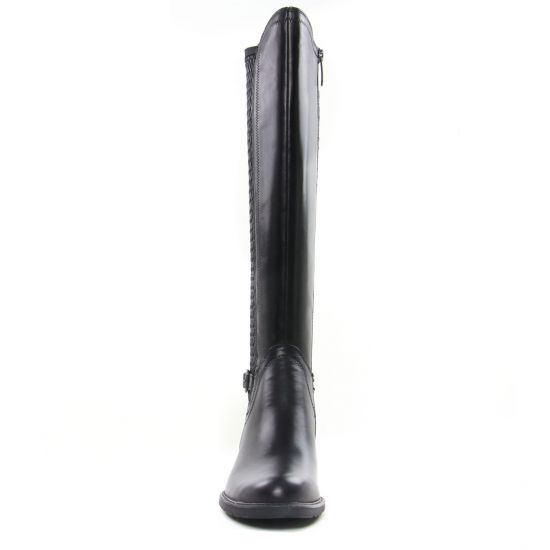 bottes stretch noir mode femme automne hiver - Photo Produit 6