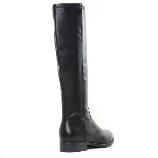 bottes stretch noir mode femme automne hiver - Photo Produit 6