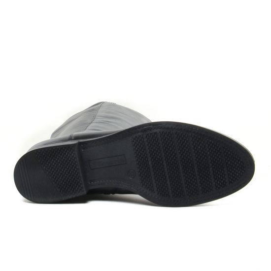 bottes stretch noir mode femme automne hiver - Photo Produit 4
