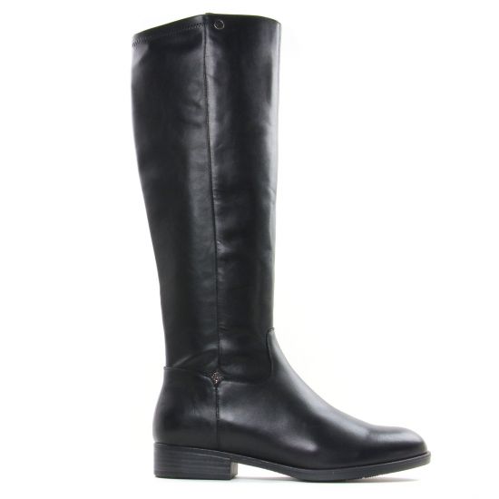 bottes stretch noir mode femme automne hiver - Photo Produit 2