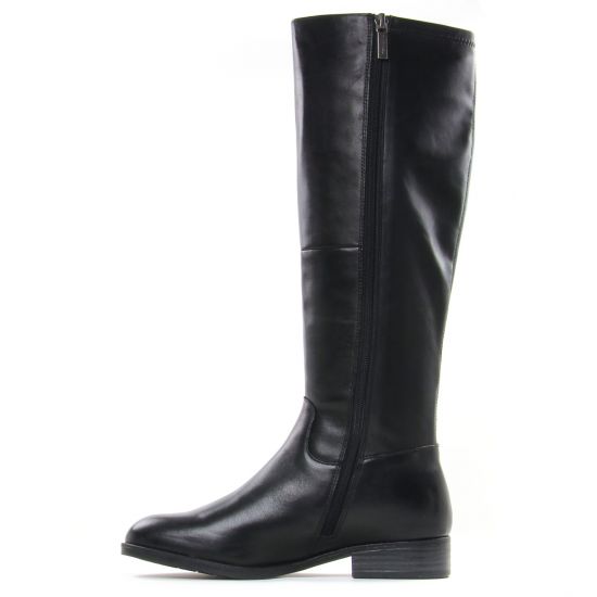 bottes stretch noir mode femme automne hiver - Photo Produit 3