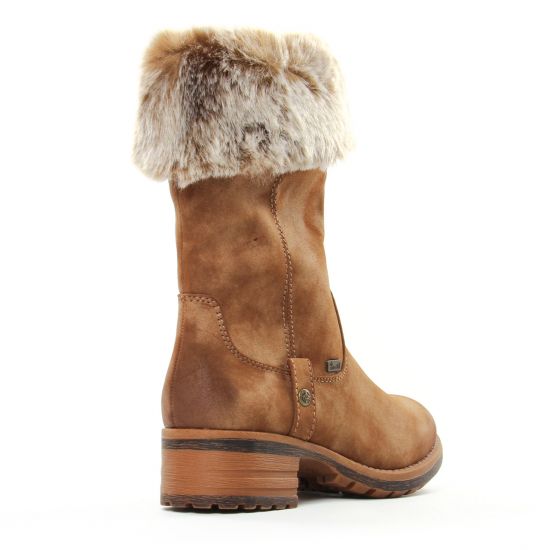 bottillons marron mode femme automne hiver - Photo Produit 7