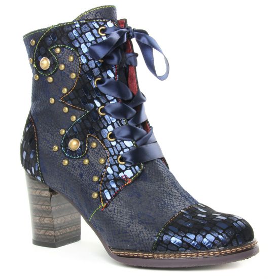 Bottines Et Boots Laura Vita Elceao 03 Bleu, vue principale de la chaussure femme