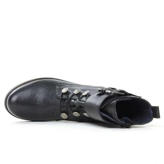 bottines à lacets noir mode femme automne hiver - Photo Produit 4