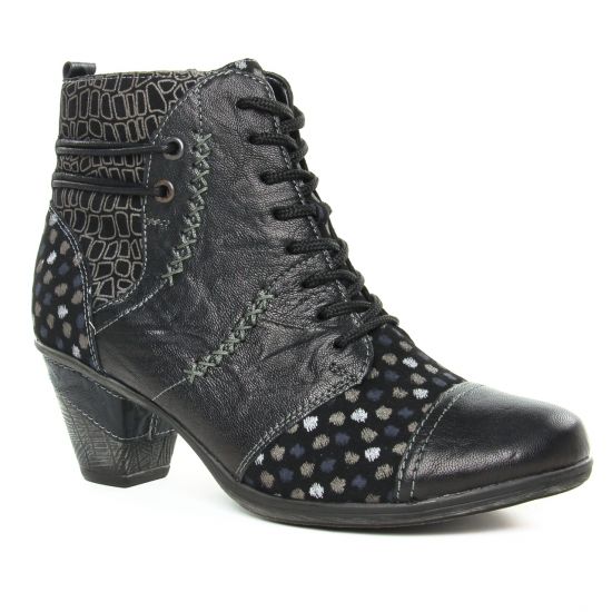 Bottines Et Boots Remonte D8786-04 Noir, vue principale de la chaussure femme