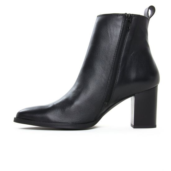 bottines à talon noir mode femme automne hiver - Photo Produit 3