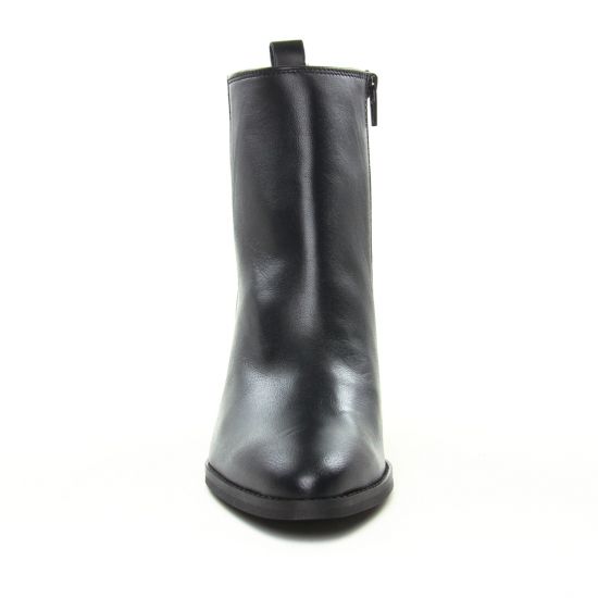 bottines à talon noir mode femme automne hiver - Photo Produit 6