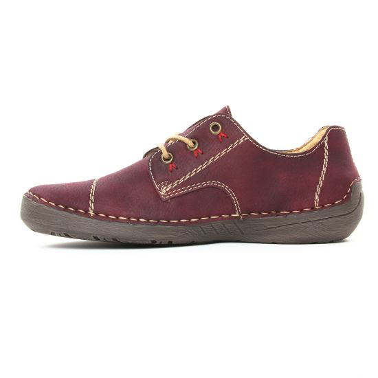 derbies bordeaux mode femme automne hiver - Photo Produit 3