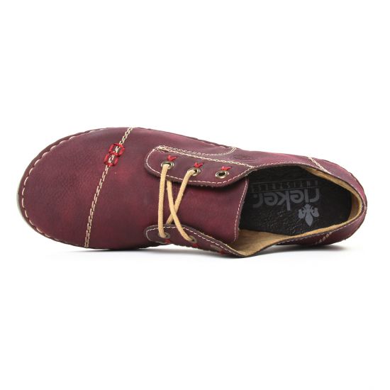 derbies bordeaux mode femme automne hiver - Photo Produit 4
