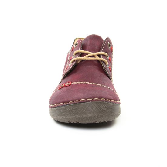 derbies bordeaux mode femme automne hiver - Photo Produit 6