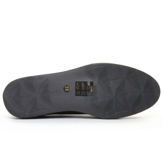 derbys compensées noir or mode femme automne hiver - Photo Produit 5