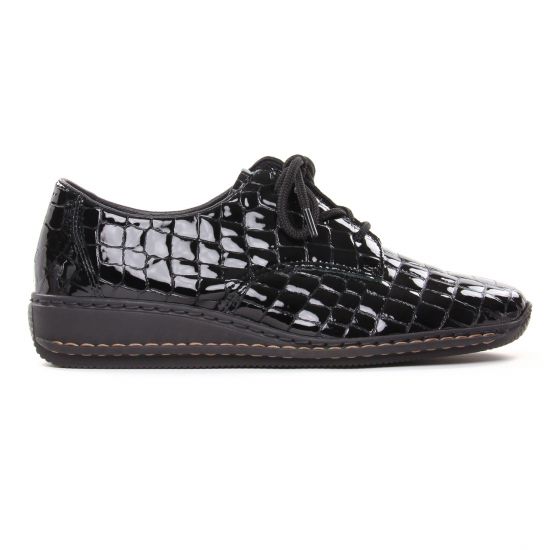 derbys compensées noir mode femme automne hiver - Photo Produit 2