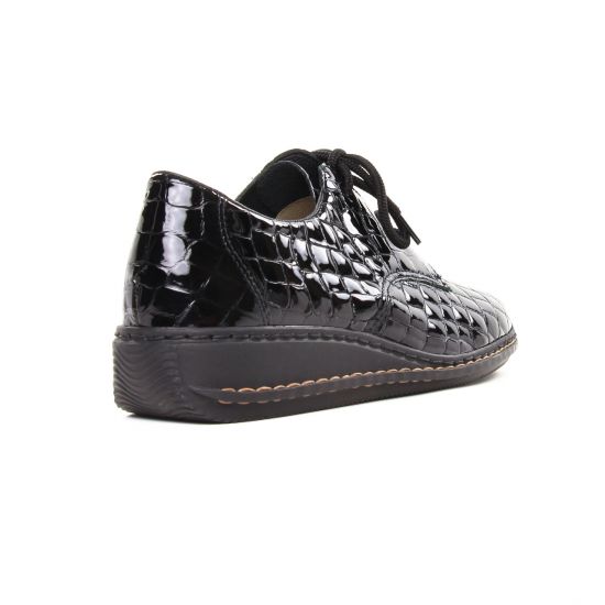 derbys compensées noir mode femme automne hiver - Photo Produit 7