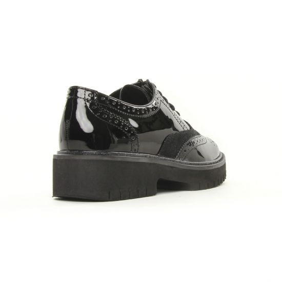 derbys compensées noir mode femme automne hiver - Photo Produit 7