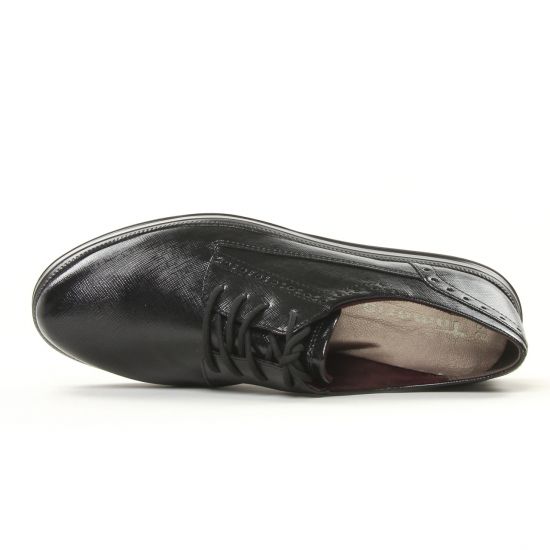 derbys compensées noir mode femme automne hiver - Photo Produit 4