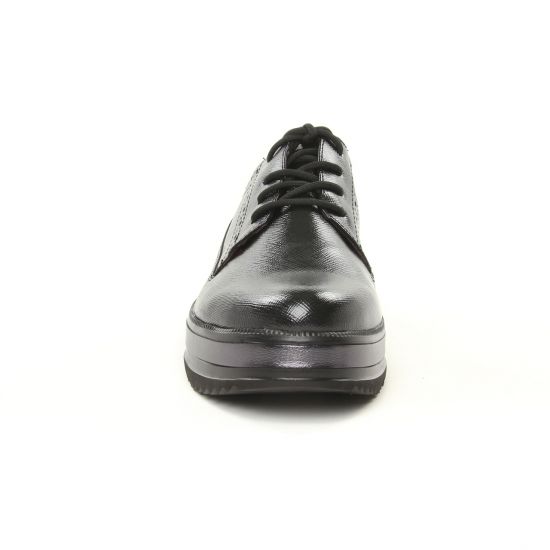 derbys compensées noir mode femme automne hiver - Photo Produit 6