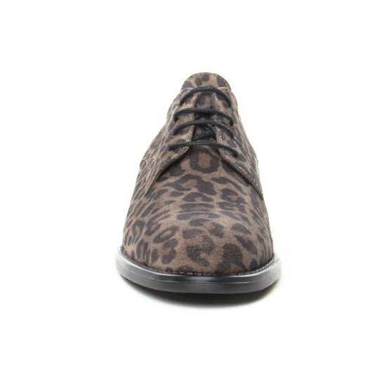 derbies marron léopard mode femme automne hiver - Photo Produit 6
