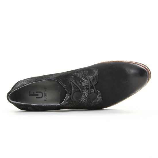 derbies noir mode femme automne hiver - Photo Produit 4