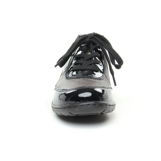 derbies noir gris mode femme automne hiver - Photo Produit 6