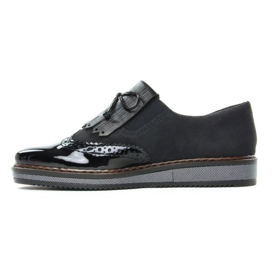 derbies noir mode femme automne hiver - Photo Produit 3