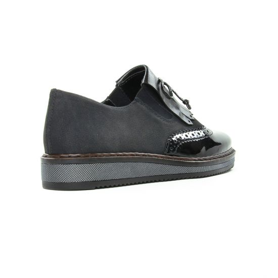 derbies noir mode femme automne hiver - Photo Produit 7