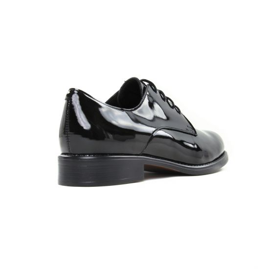 derbies noir vernis mode femme automne hiver - Photo Produit 7