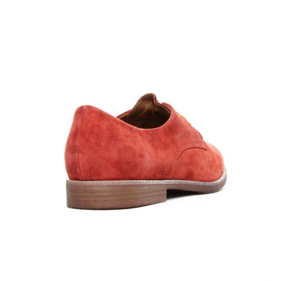 derbies rouge brique mode femme automne hiver - Photo Produit 7