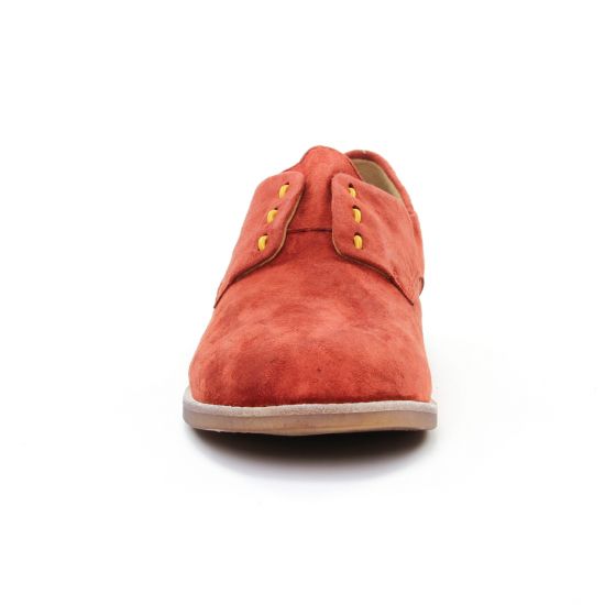 derbies rouge brique mode femme automne hiver - Photo Produit 6